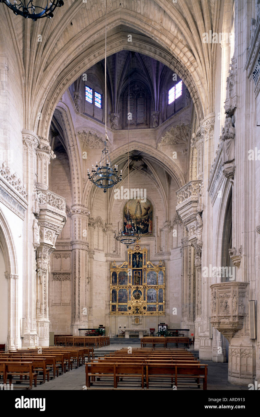 Toledo, Kloster San Juan de los Reyes, Blick nach Osten Stock Photo