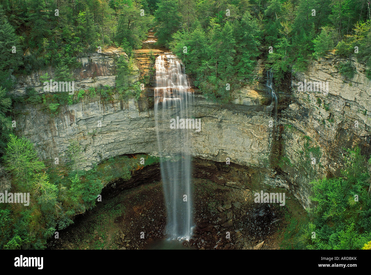 Falls Creek Falls Falls Creek Falls Resort Park Pikeville Stock