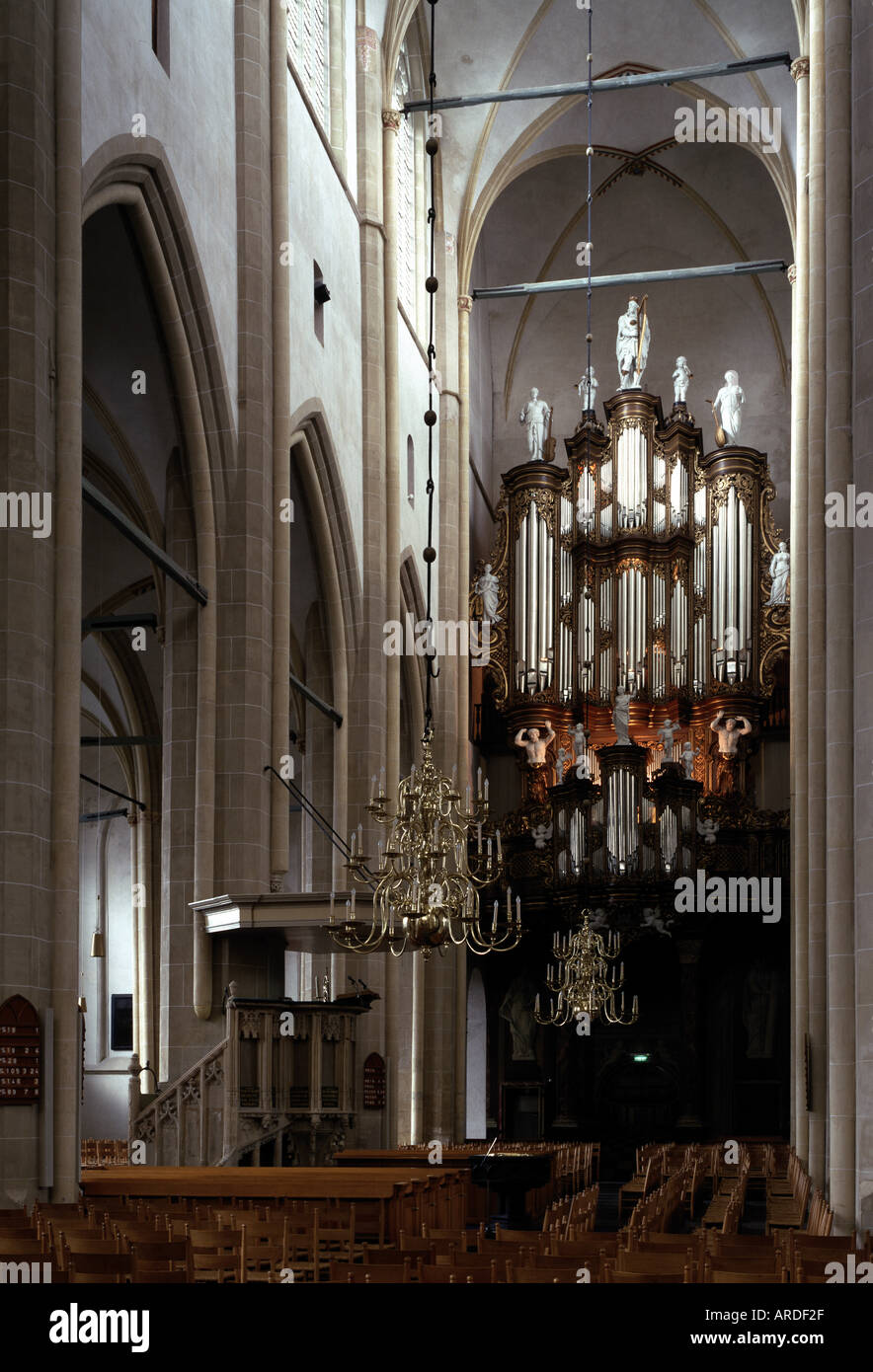 Kampen Bovenkerk St Nicolaaskerk Blick Auf Die Orgel Stock Photo Kampen Bovenkerk St Nicolaaskerk Blick Auf Die Orgel Stock Photo