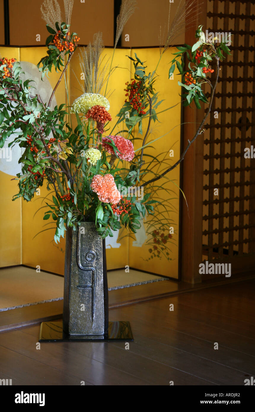 Ikebana Flower Arrangement Stock Photo Alamy