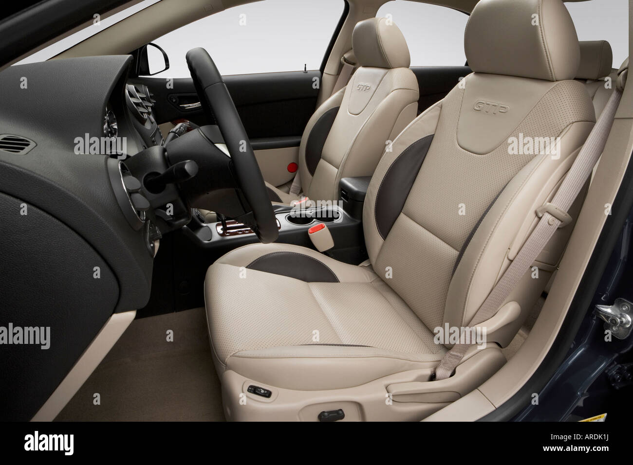 2007 Pontiac G6 Gtp In Blue Front Seats Stock Photo