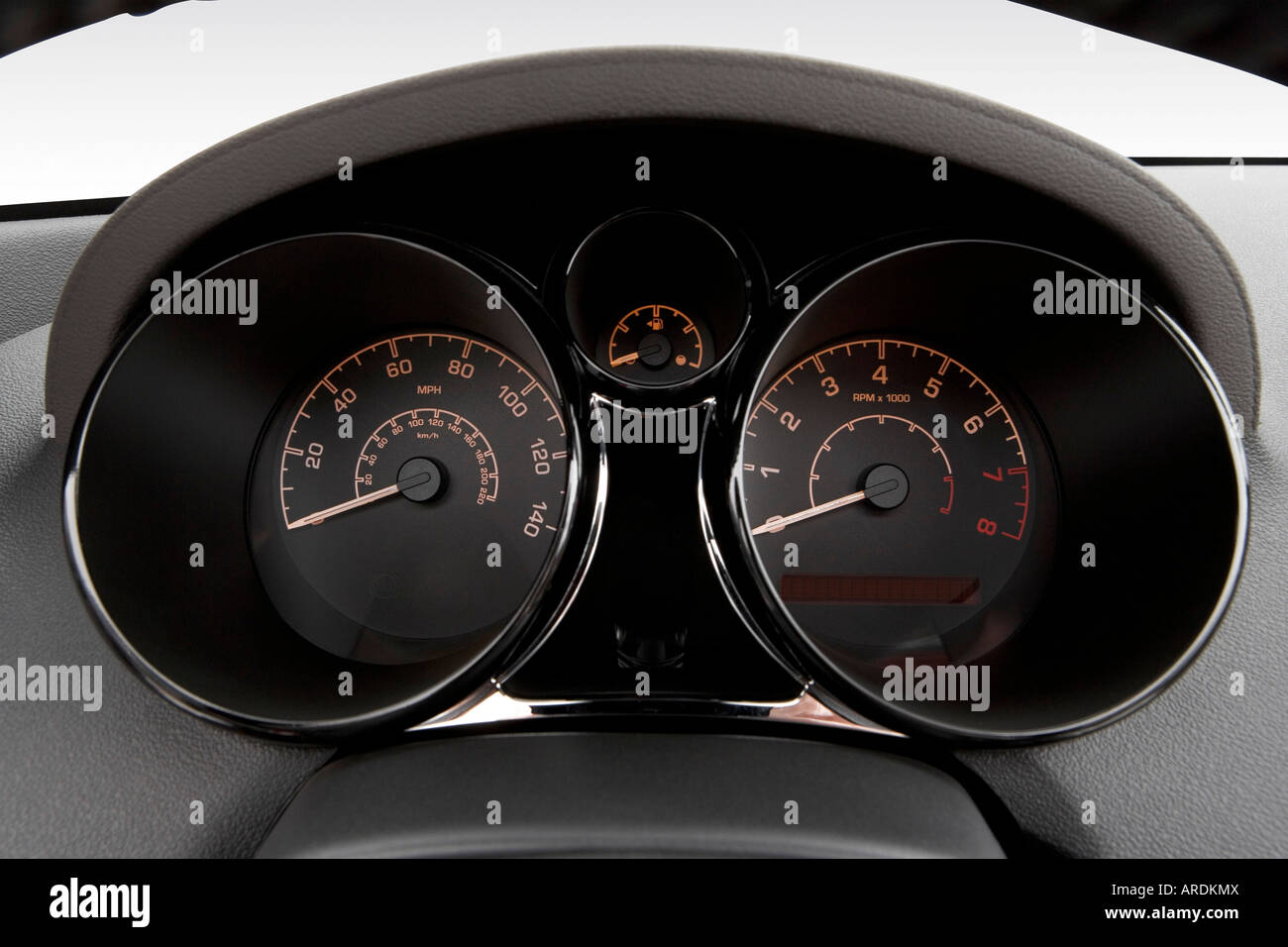 2007 Saturn Sky in Red Speedometer/tachometer Stock Photo Alamy