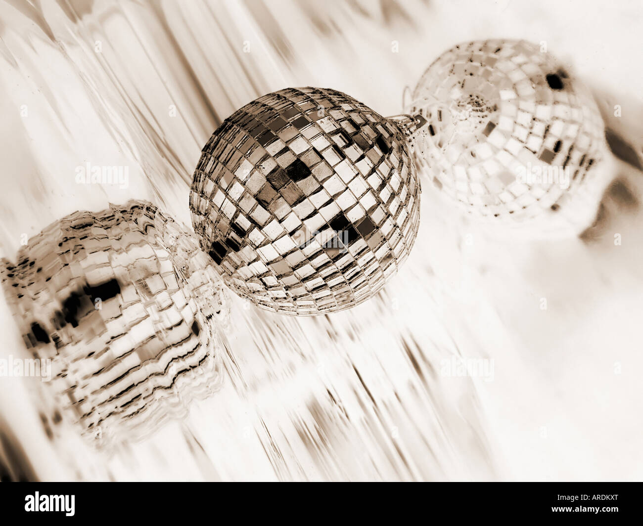Disco globe; ray of light Stock Photo Alamy