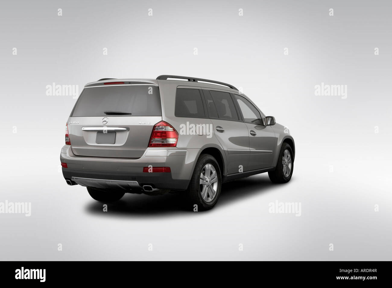 Mercedes Gl Rear 2007 Mercedes-Benz GL 450 in Gray - Rear angle view Stock Photo - Alamy