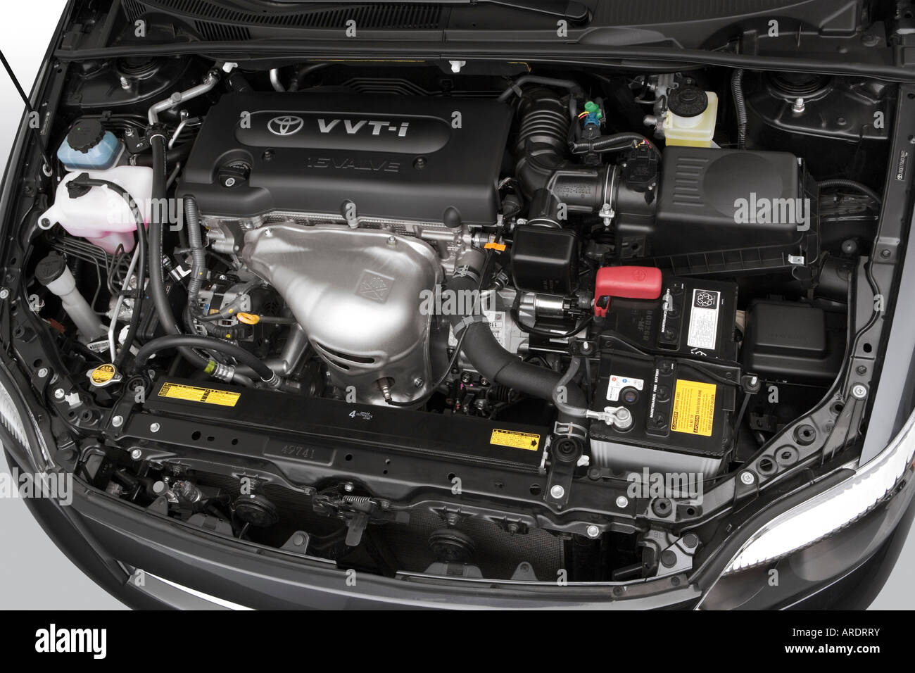 2007 Scion Tc In Gray Engine Stock Photo Alamy