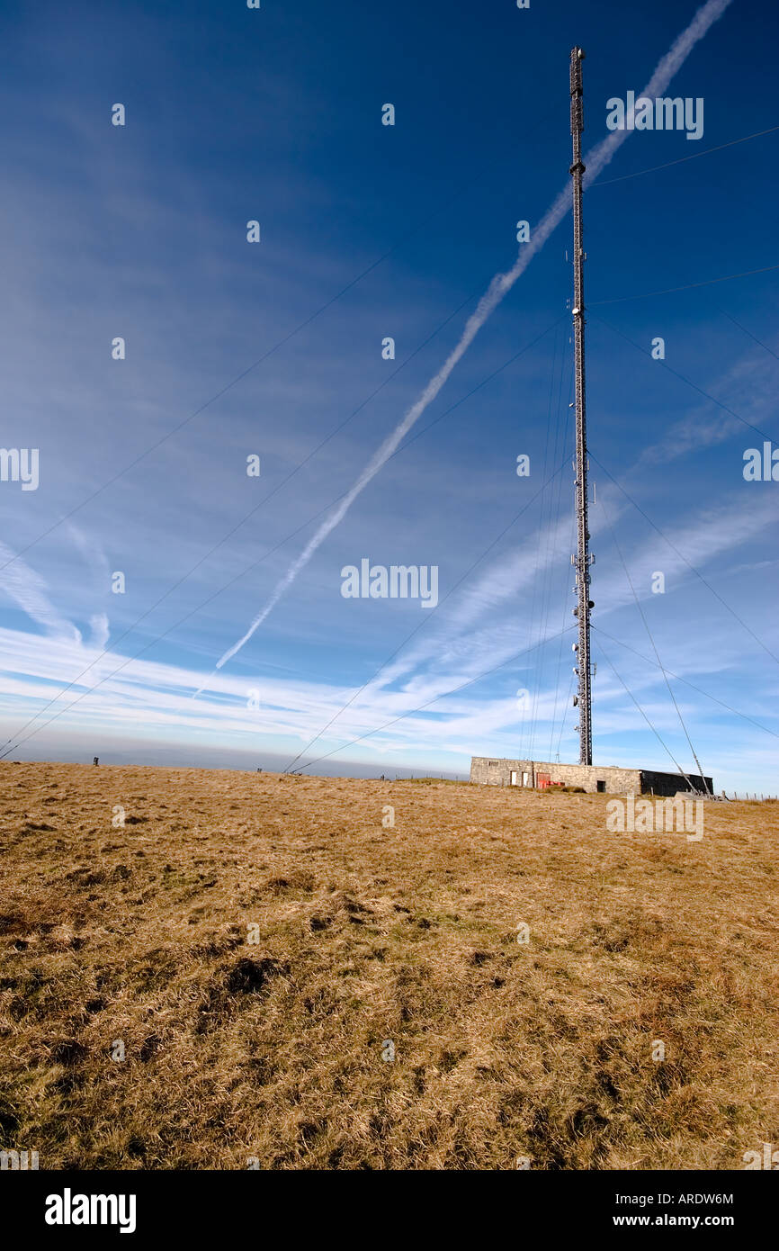 Princetown mast Stock Photo