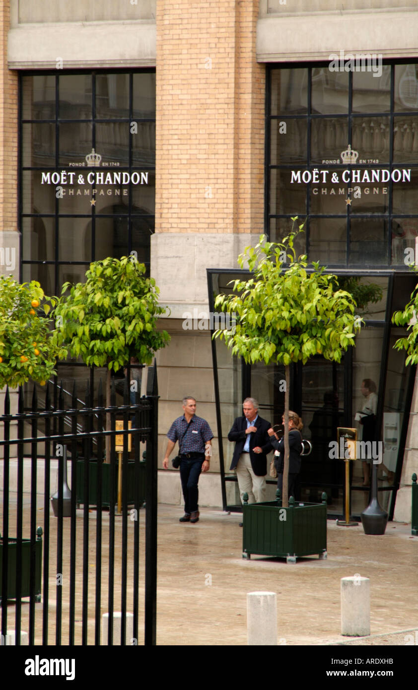 Moet Chandon Champagne House on Rue de Champagne in Epernay France EU