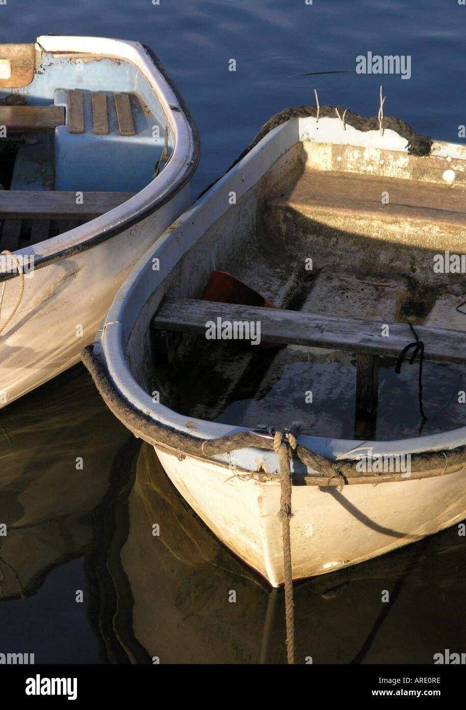 Line fishing boats tied hi-res stock photography and images - Alamy