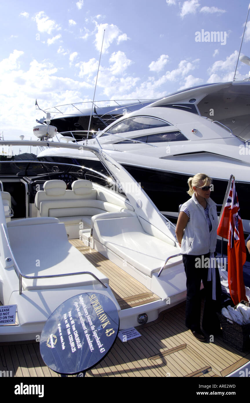 Southampton London boat show power motor boats and yachts yachting