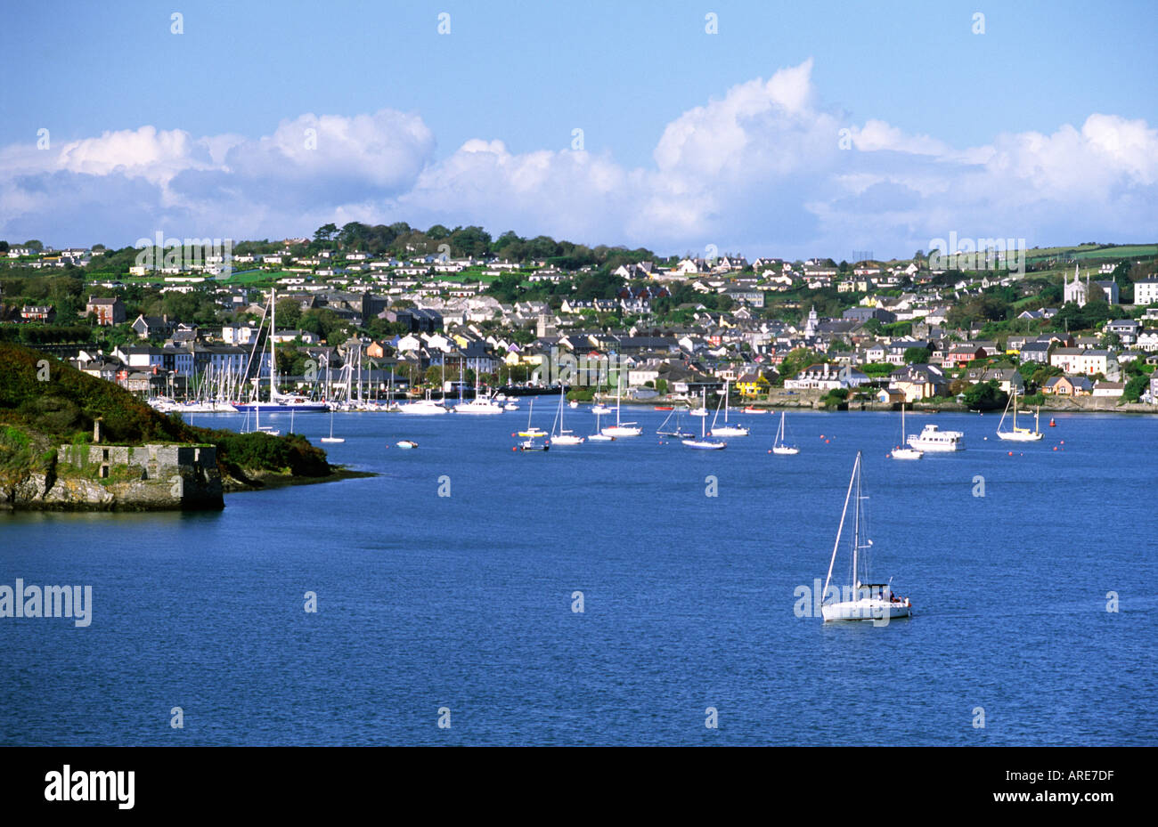 Kinsale Harbour Harbor in County Cork Ireland Eire Stock Photo