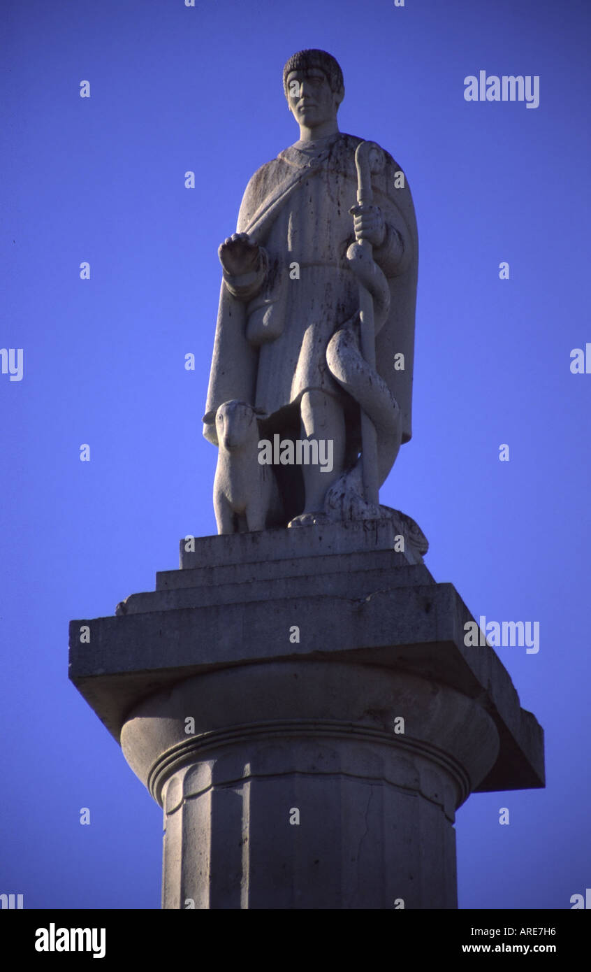 Statue of Saint Patrick Westport Ireland Stock Photo Alamy