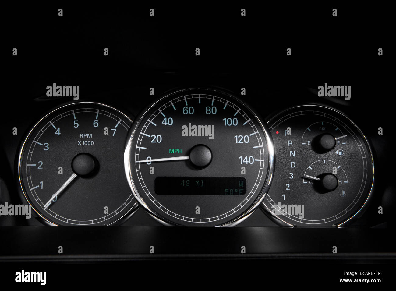 2006 Buick Lacrosse CXS in Gray Speedometer/tachometer Stock Photo