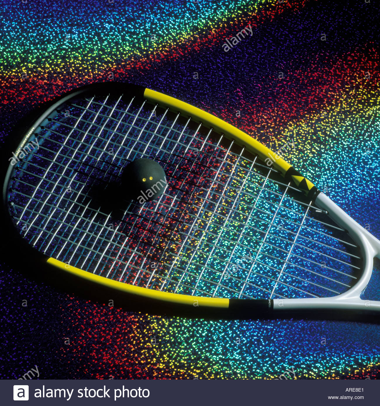 Squash Racquet and Ball Stock Photo Alamy