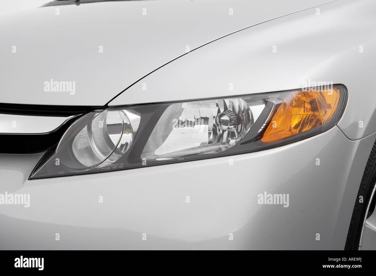 2006 Honda Civic EX in Silver Headlight Stock Photo Alamy