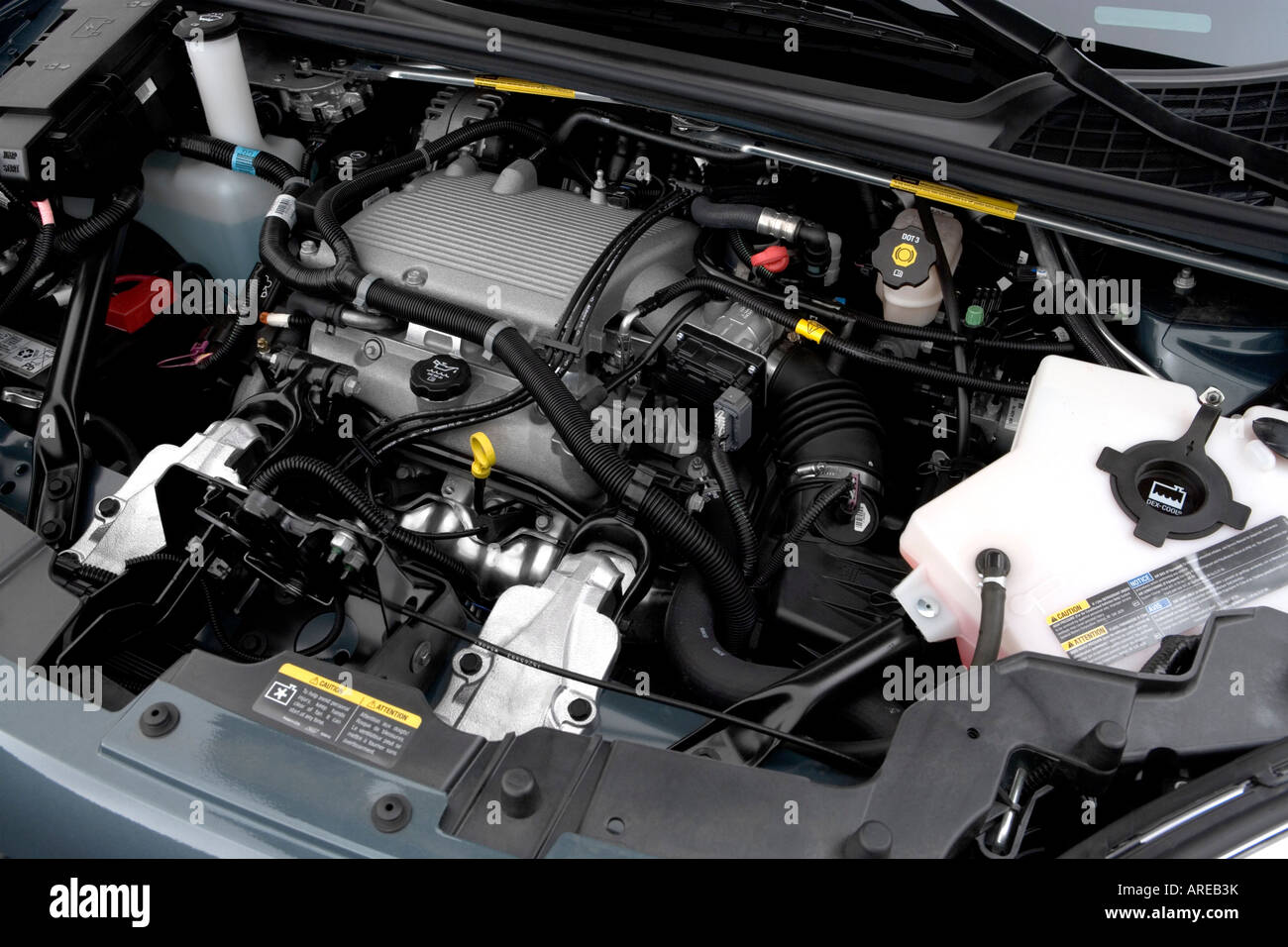 2006 Chevrolet Uplander LT in Blue - Engine Stock Photo
