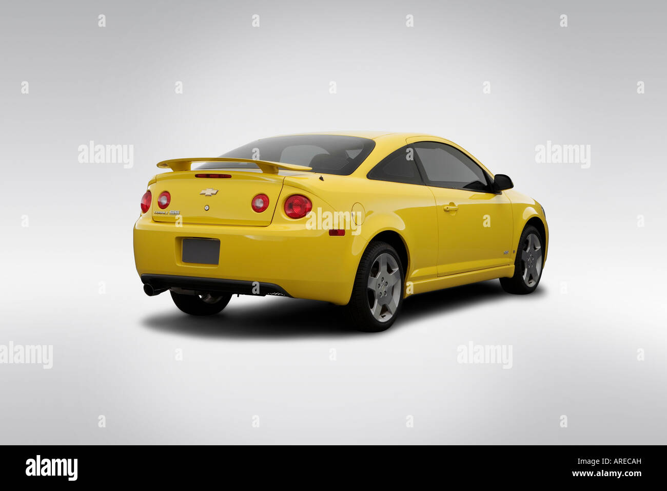 2006 Chevrolet Cobalt SS in Yellow Rear angle view Stock Photo Alamy