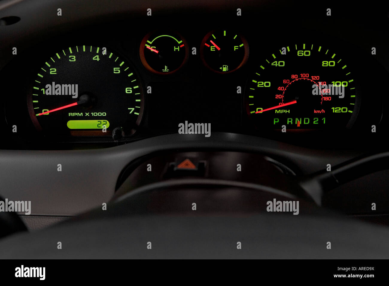 2006 Ford Ranger FX4 Off Road in Black - Speedometer/tachometer Stock Photo  - Alamy