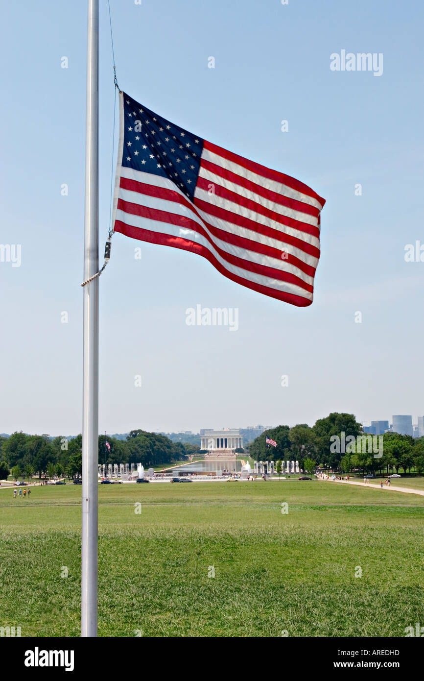 Flag lowered to half staff hires stock photography and images Alamy