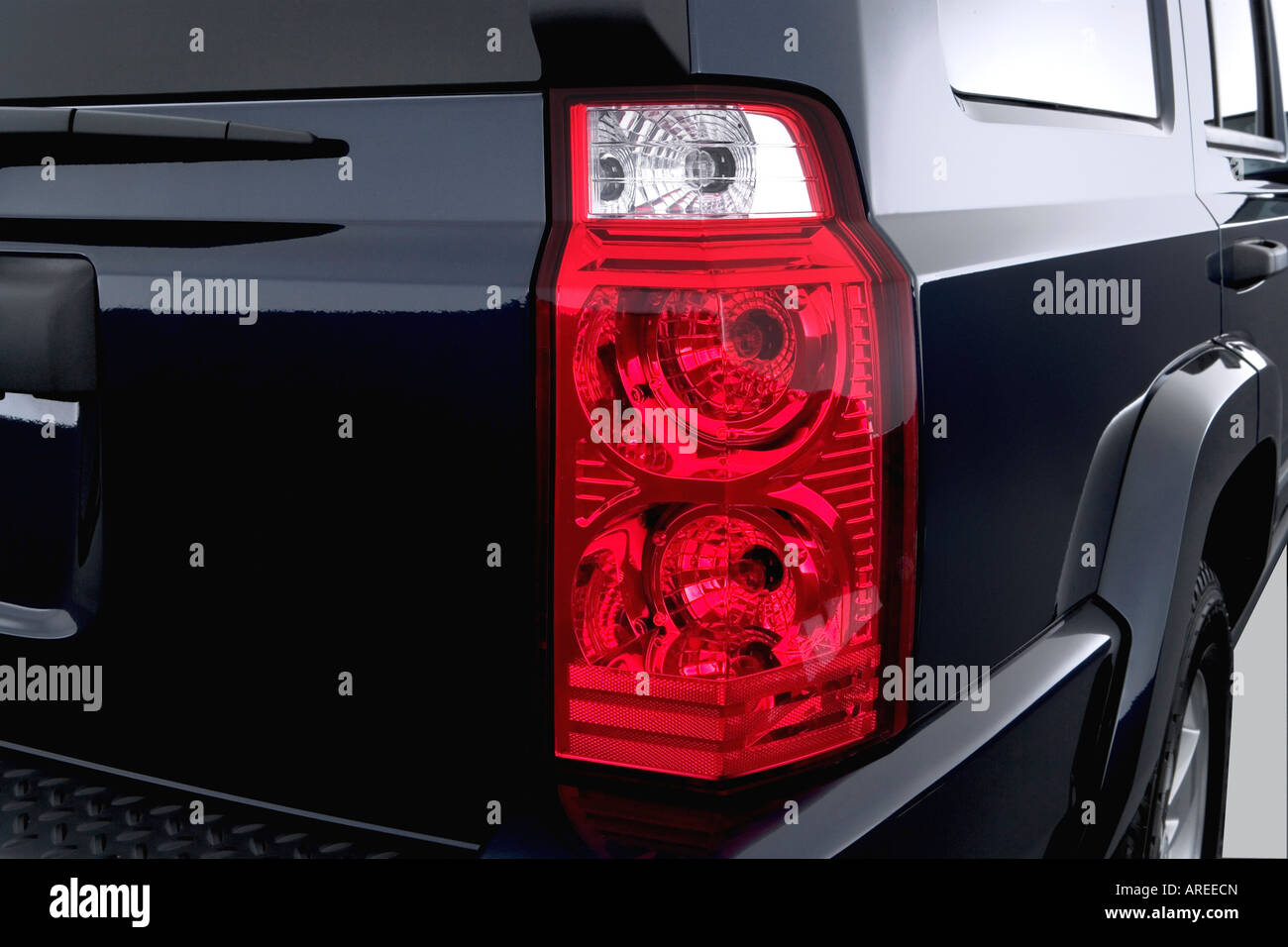 2006 Jeep Commander in Blue Tail light Stock Photo Alamy