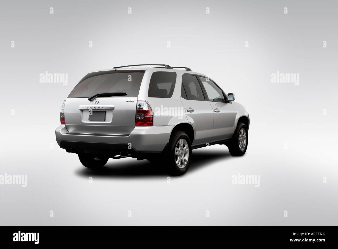 2006 Acura Mdx Touring In Silver Rear Angle View Stock Photo Alamy