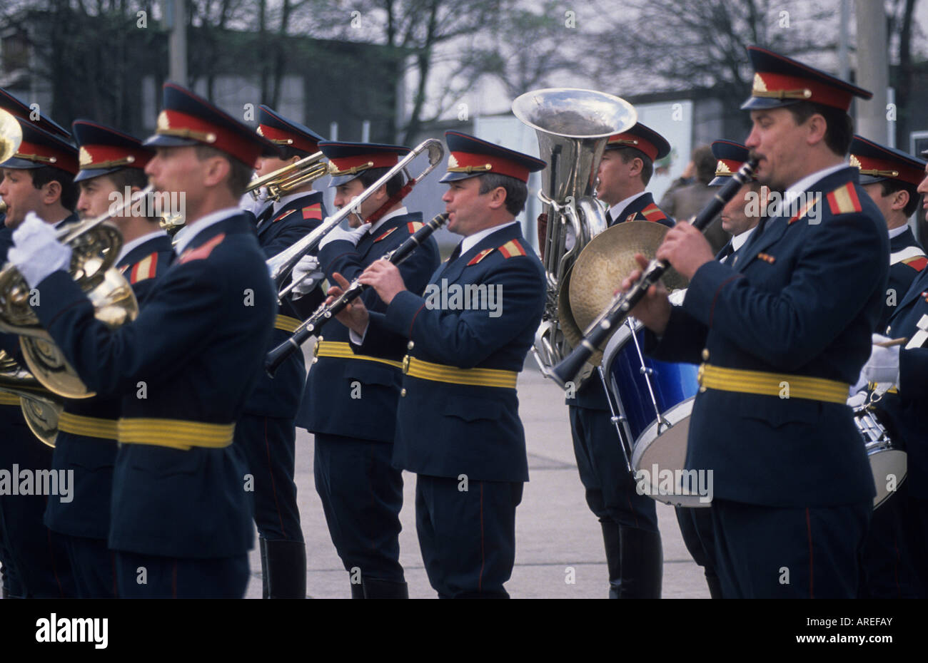 Russian military band barracks Frankfurt Oder Eastern Germany Stock Photo