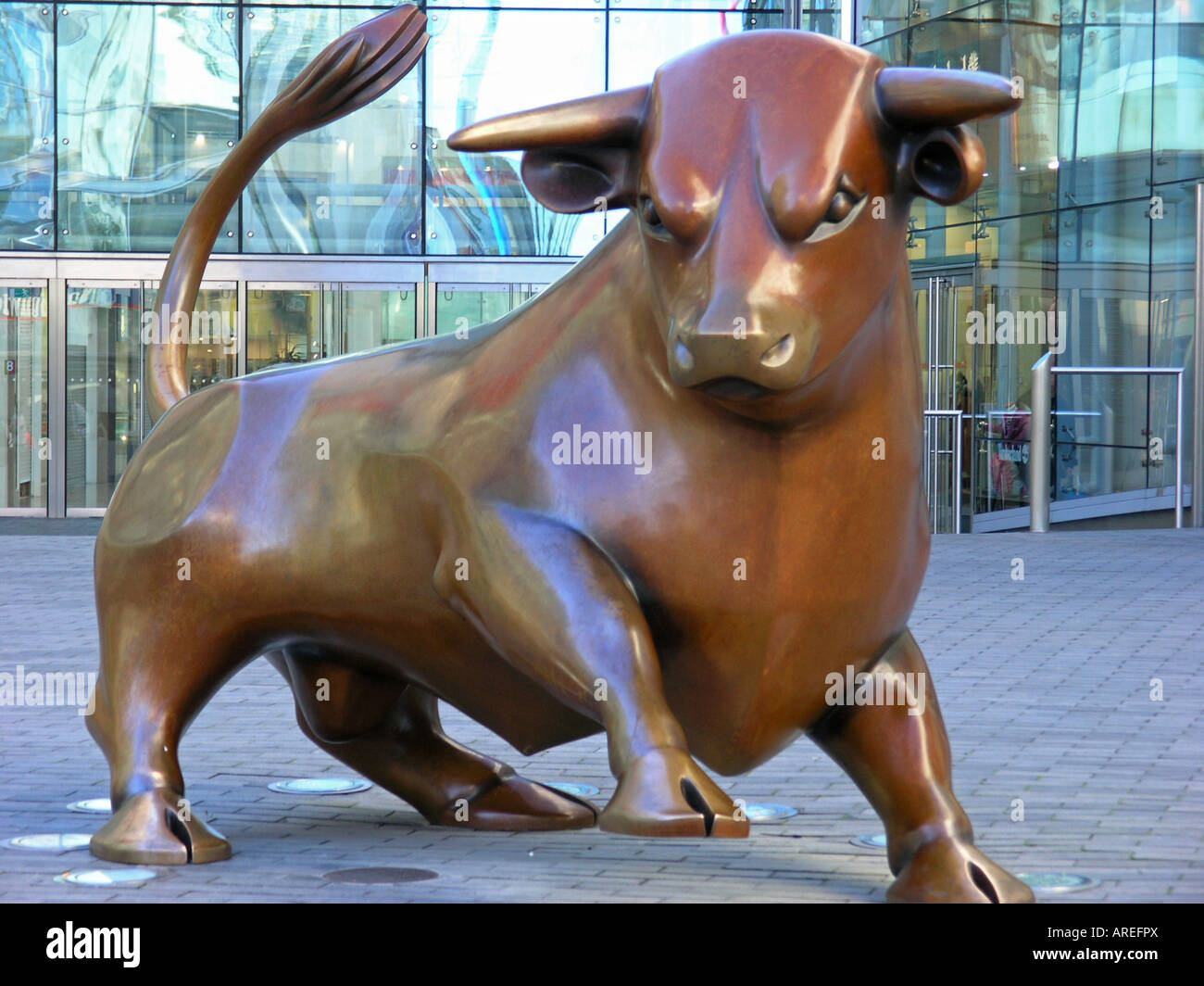 The Bull Ring is a commercial area of Birmingham city centre shopping midland england uk great britain gb Stock Photo