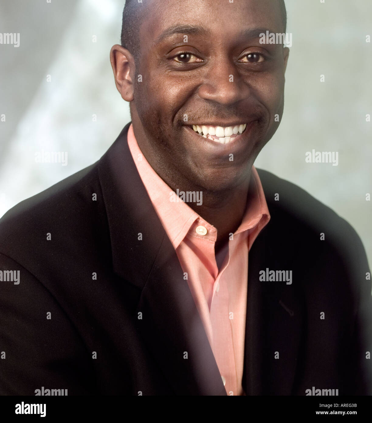 Portrait of African-American man Stock Photo