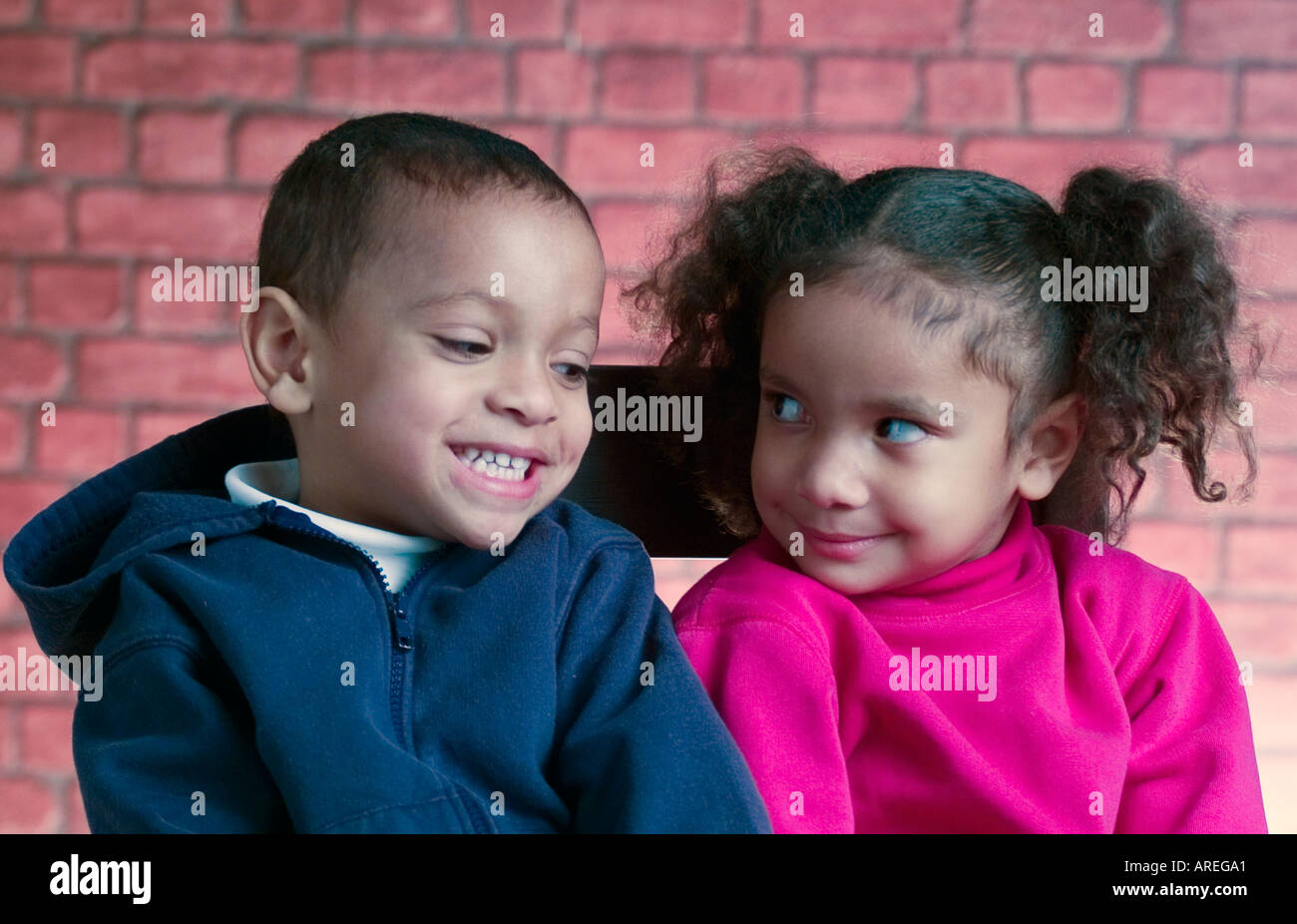 Fraternal Twins Boy Girl High Resolution Stock Photography And Images Alamy