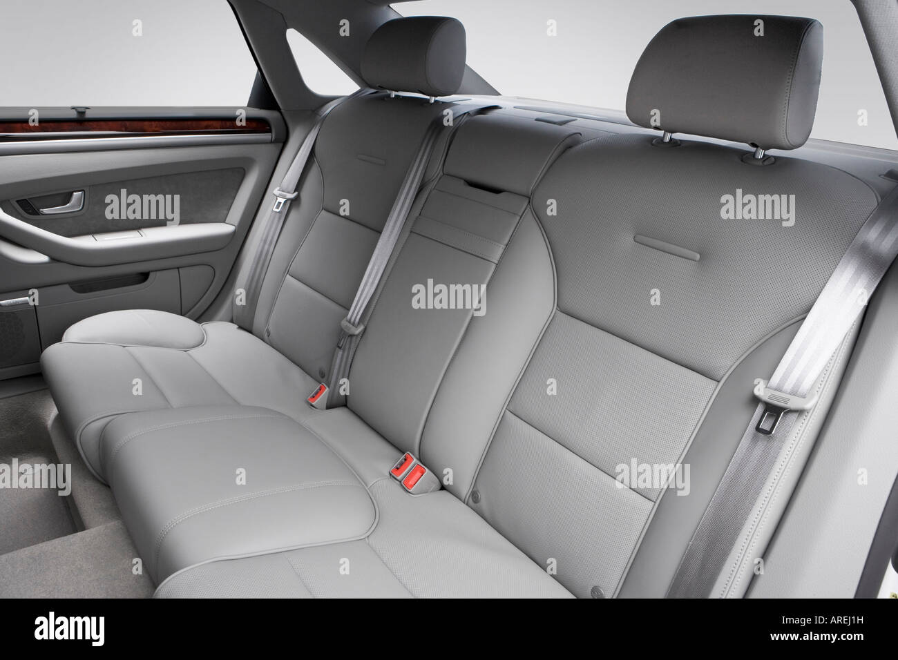 2006 Audi A8 4.2 quattro in Silver Rear seats Stock Photo Alamy