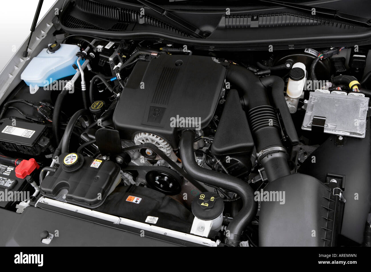 2006 Lincoln Town Car Signature in Silver Engine Stock Photo Alamy