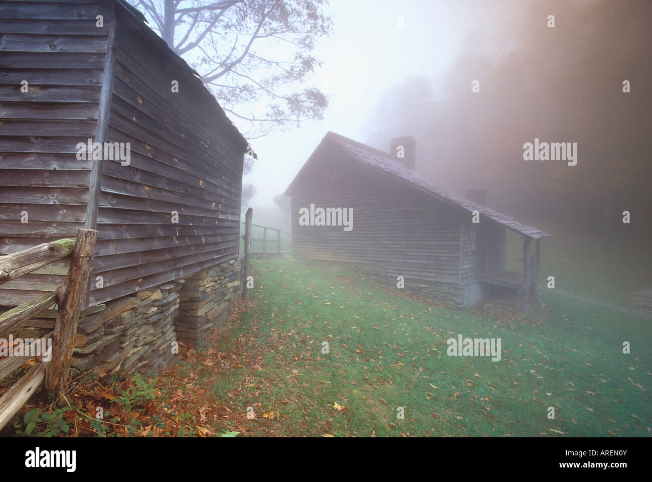 Brinegar Cabin Doughton Park Blue Ridge Parkway Near Laurel