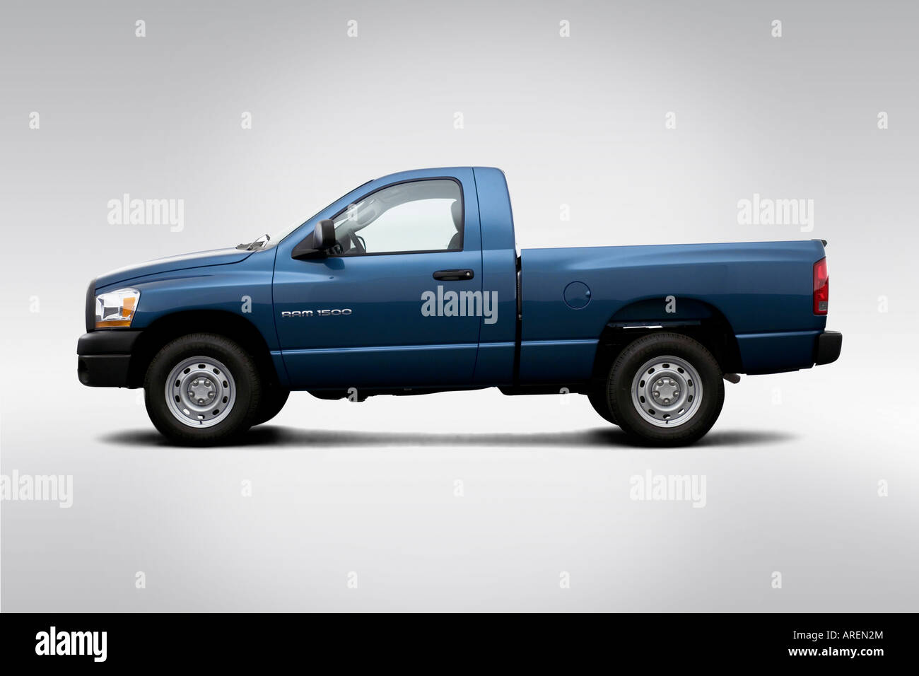 2006 Dodge Ram 1500 ST in Blue - Drivers Side Profile Stock Photo - Alamy