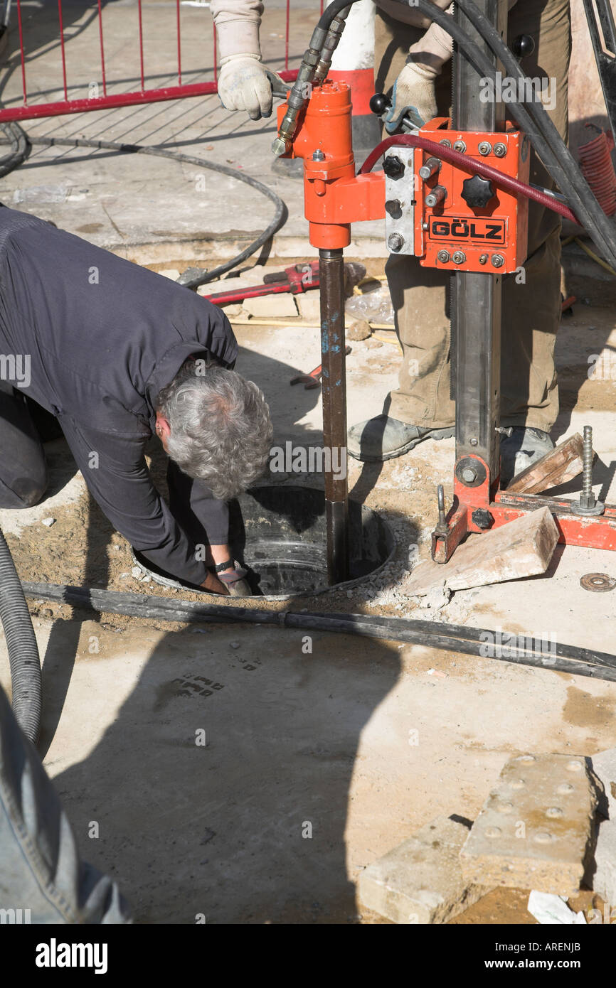 Drilling a bore hole hires stock photography and images Alamy