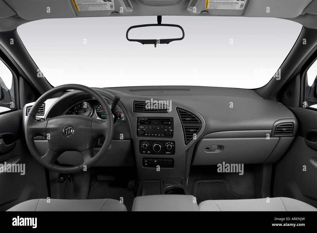 2006 Buick Rendezvous CX in Blue Dashboard, center console, gear