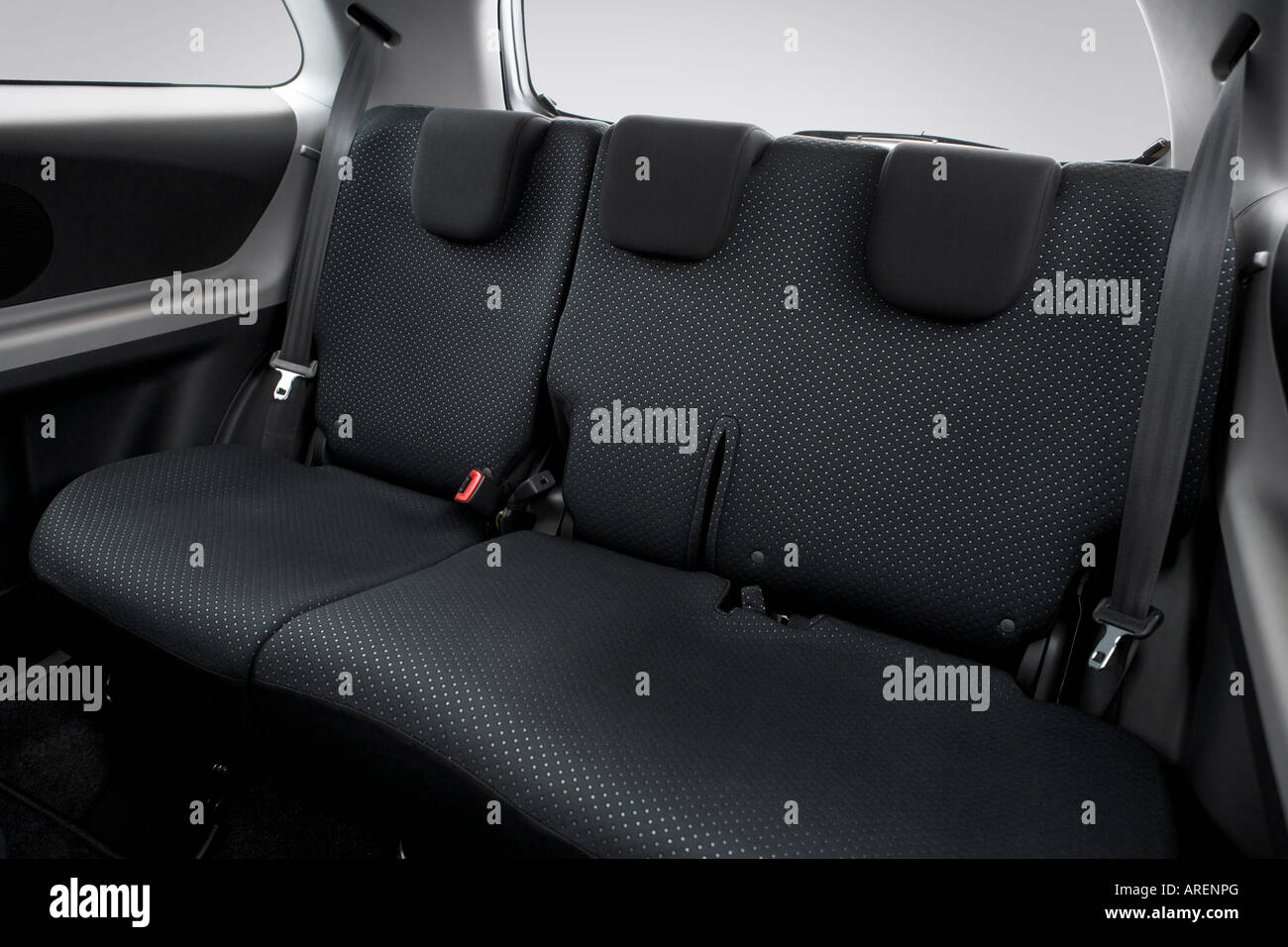 2007 Toyota Yaris in Gray Rear seats Stock Photo Alamy