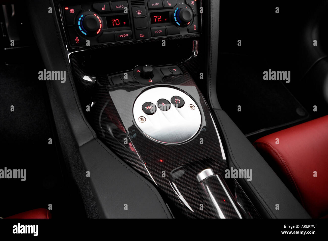 2005 Lamborghini Gallardo in Black Gear shifter center console