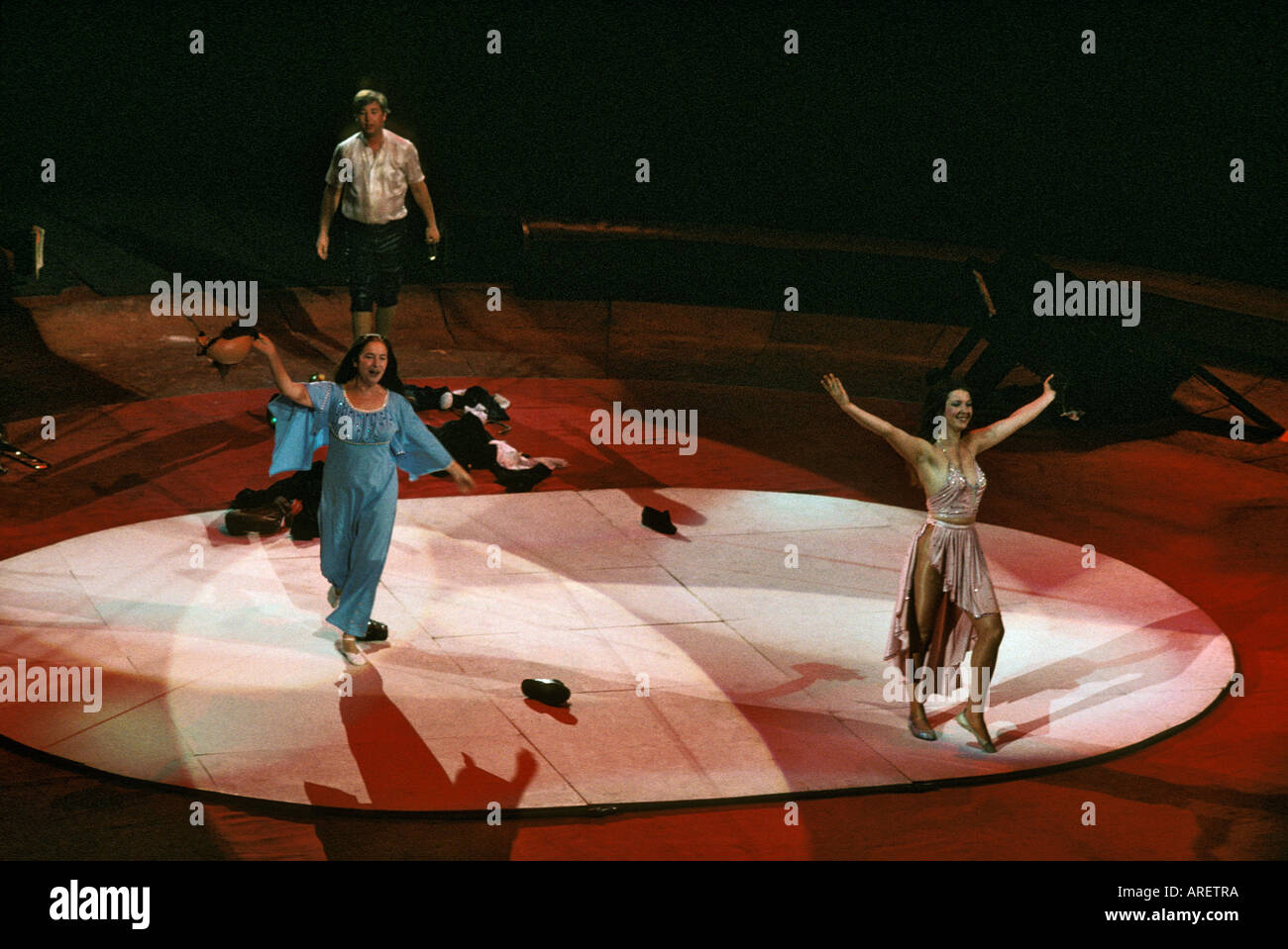 circus three clown musicians Stock Photo Alamy