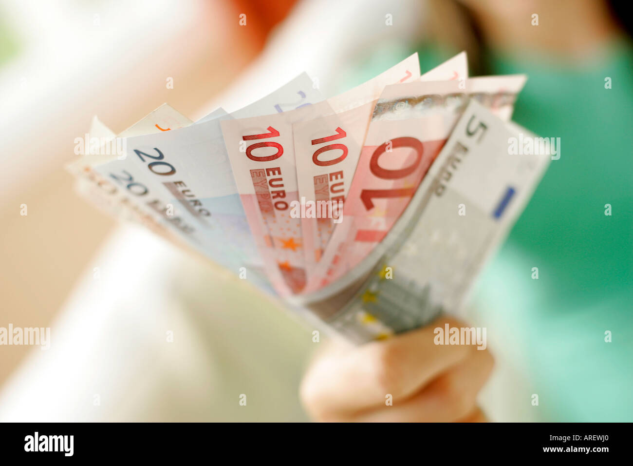 Euro notes Stock Photo