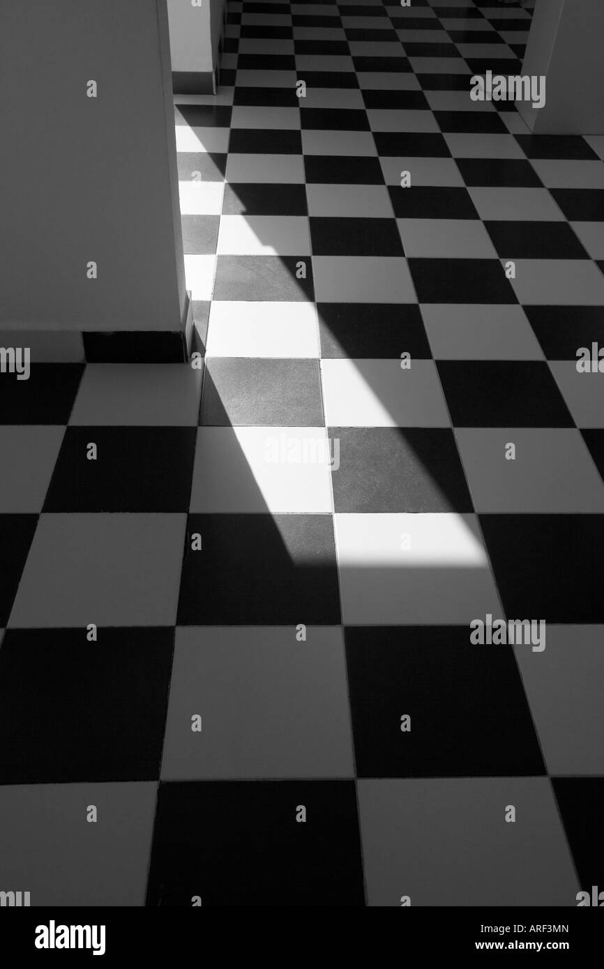 Black and white tiles room hires stock photography and images Alamy