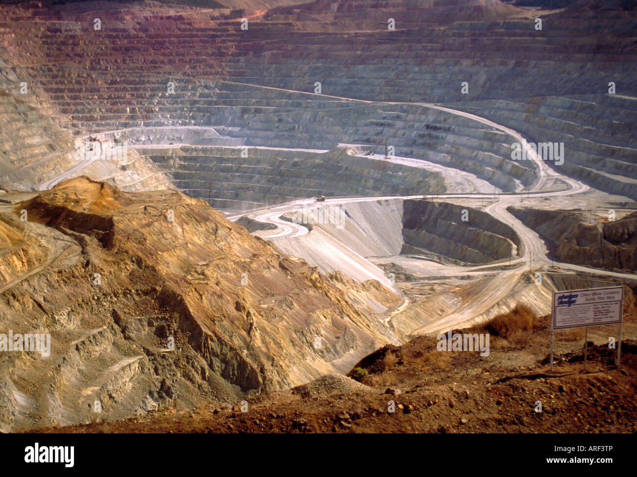 Santa Rita Mine Chino Mine Company Phelps Dodge Corp Open pit copper
