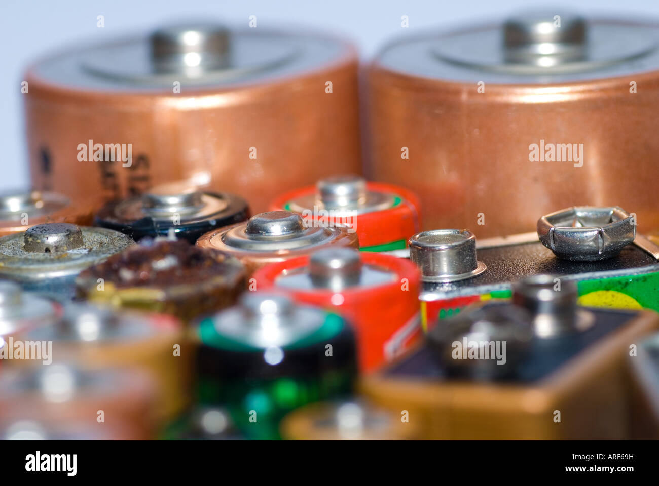 Used Batteries Stock Photo Alamy
