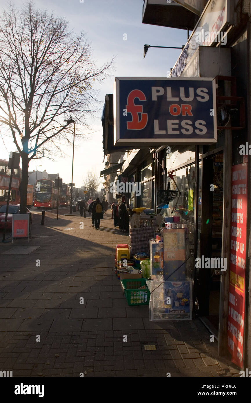 Seven Sisters Road at junction with Holloway Road North London Stock