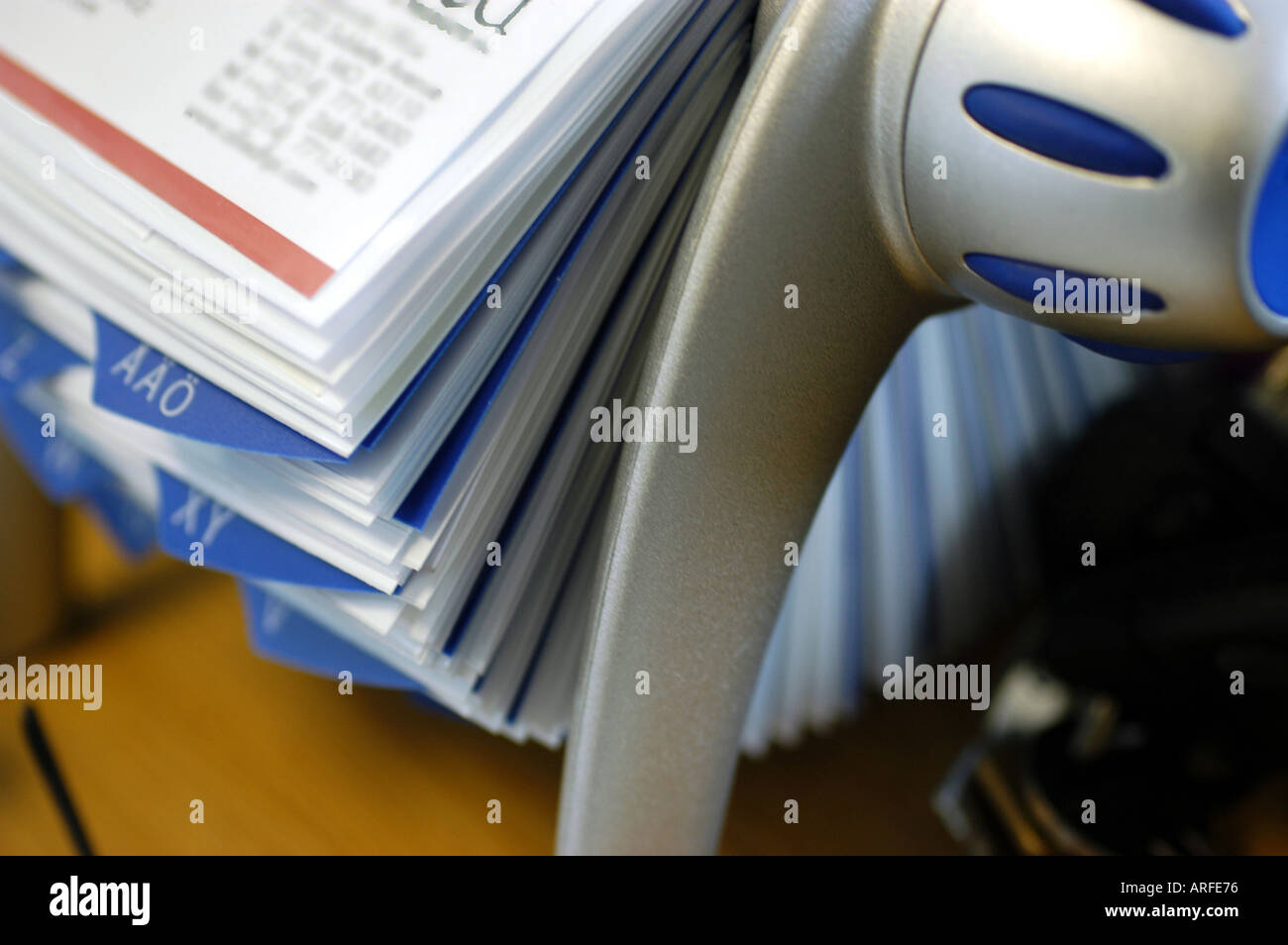 Rolodex card holding system Stock Photo - Alamy