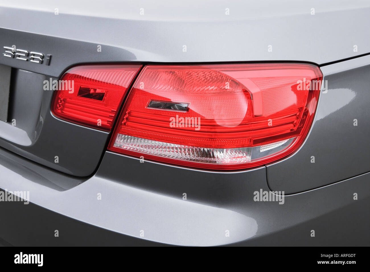 2007 BMW 3series 328i in Gray Tail light Stock Photo Alamy