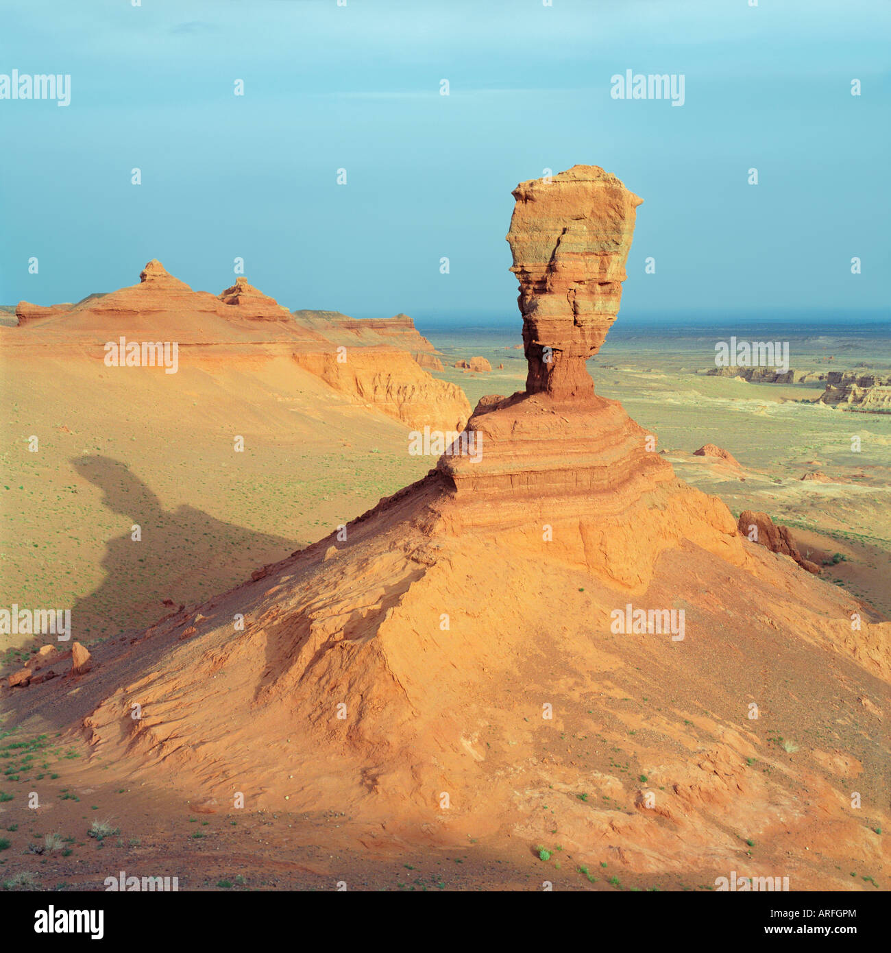 Erosion rock in Khermen Tsav Canyon. Gurvansaikhan National Park, South