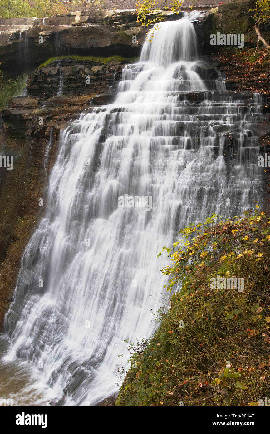 Brandywine Falls in Cuyahoga Valley National Park Ohio Stock Photo Alamy