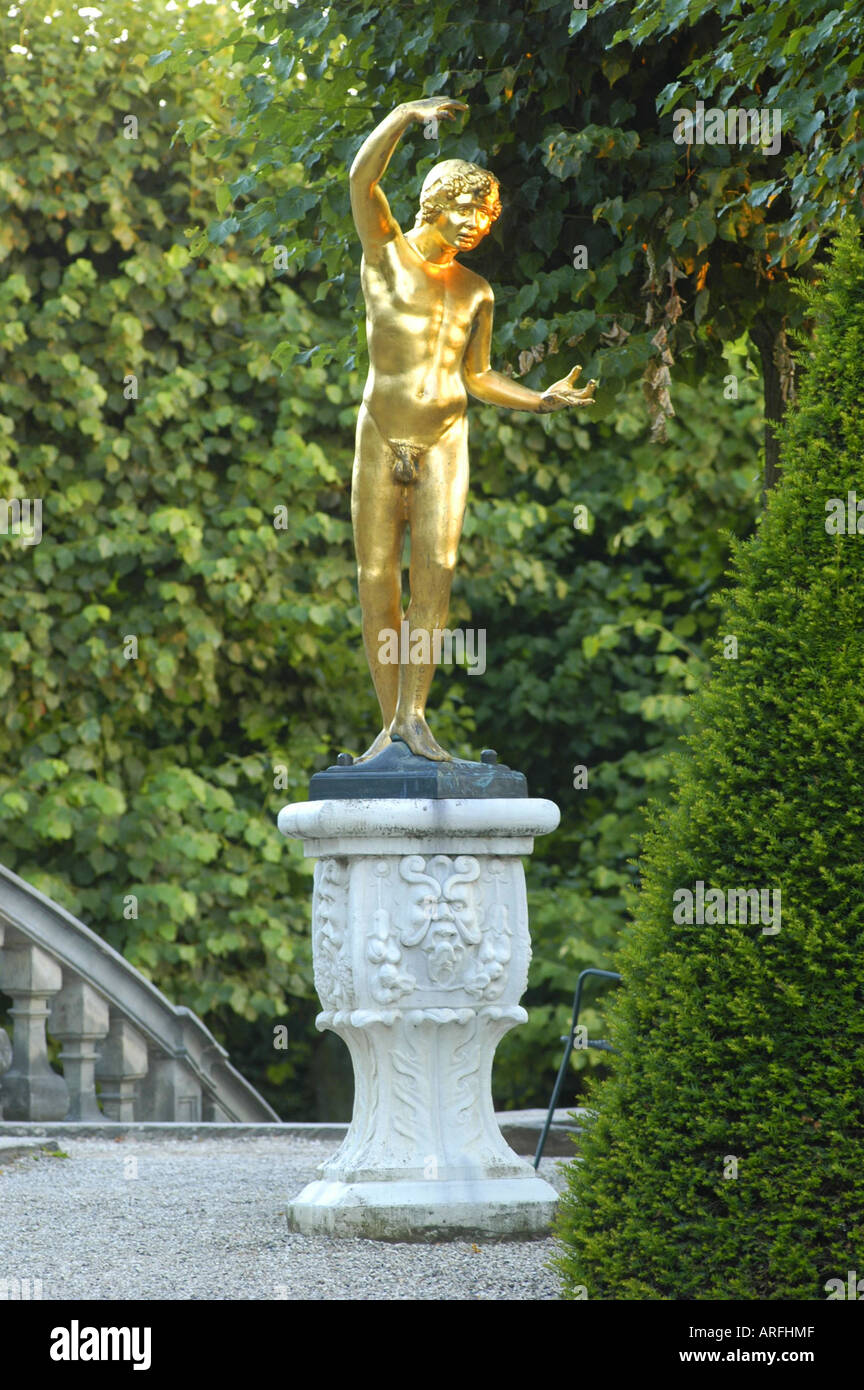 statue at Herrenhaeuser Gaerten, Germany, Lower Saxony, Hanover Stock Photo