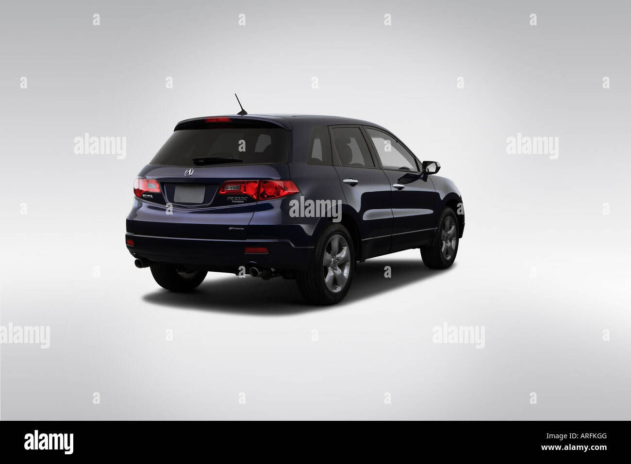 2007 Acura RDX in Blue - Rear angle view Stock Photo - Alamy