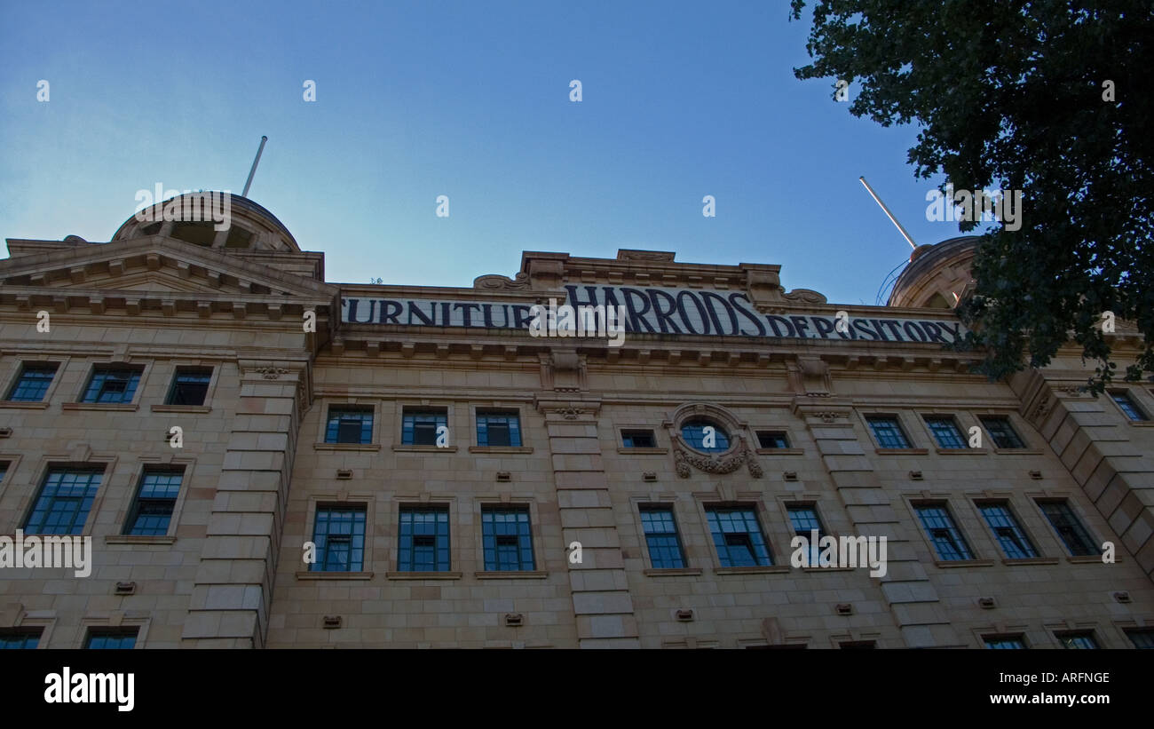 Harrods Furniture Depository London England UK Stock Photo Alamy