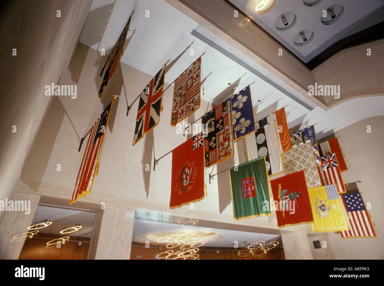 flags British American Stock Photo Alamy